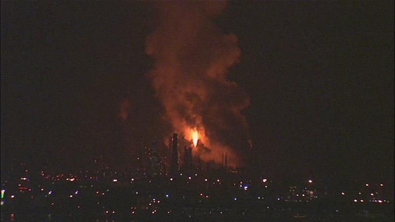 RAW VIDEO: Flaring operation at Chevron Richmond Refinery